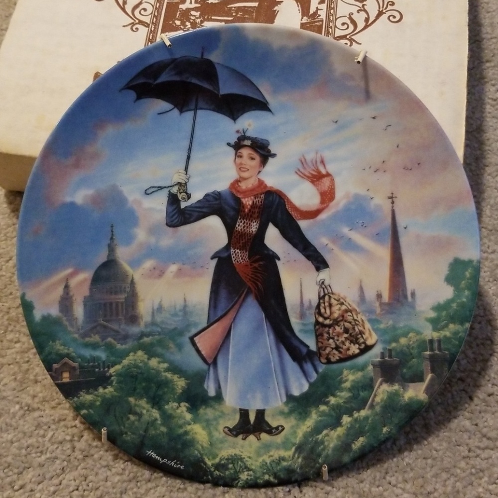 Knowles "mary poppins" collector plate
